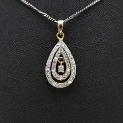 🚫ปิดการขาย(SoIdOut)🚫จี้ทองคำ 18K เพชรเกสร 5 ตัง 1 เม็ด 2 ตัง 5 เม็ด 1.5 ตัง 28 เม็ด 1 ตัง 5 เม็ด รวม 62 ตัง น้ำ 95-96 ความสะอาด vvs-vs น้ำหนัก 2.8 กรัม