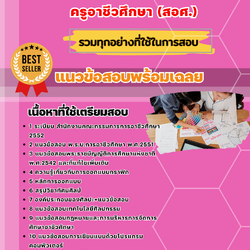 แนวข้อสอบเอกเทคโนโลยีศิลปกรรม/การออกแบบ ครูอาชีวศึกษา (สอศ.) 2568