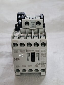 MITSUBISHI Magnetic แมกเนติก S-T20 220V (AC1=20A) มิตซูบิชิ 1ตัว