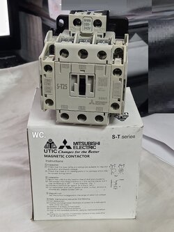 MITSUBISHI แมกเนติก คอนแทกเตอร์ ST-25 S-T25 220V Magnetic Contactor (AC1=32A) มิตซูบิชิ