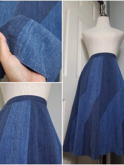 กระโปรงยีนส์วินเทจ