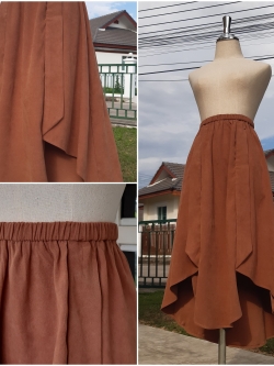 กระโปรงสีน้ำตาล สาวอวบ สาวอ้วน