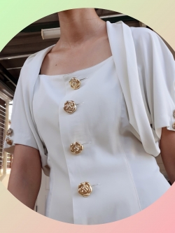 เสื้อขาวงานวินเทจโบราณ