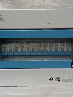 ตู้คอนซูมเมอร์ยูนิต 8ช่อง CCS (เมนกันดูด RCBO 63A+ลูกย่อย8ลูก ตู้ไฟ ซีซีเอส ครบชุด กันดูด