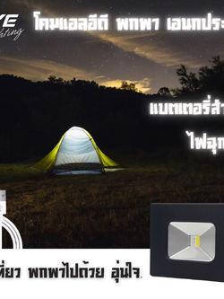 LED Flood Emer 5 in 1 USB 5VD 10 w Daylight