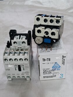 MITSUBISHI ชุดแมกเนติก S-T20 มาพร้อม โอเวอร์โหลด TH-T18 1.3A กลาง (MSO-T20) มิตซูบิชิ ครบชุด Magnetic +oveload ออกบิลภาษีได้