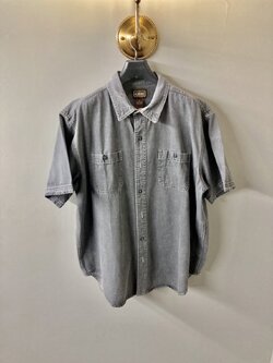 G 220024 เสื้อเชิ้ตยีนส์แขนสั้น SCHMIDT ราคาเช่า 30 บาท ต่อ 1 วัน