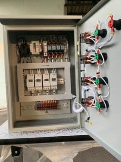 ตู้ควบคุมโซลินอยด์วาล์ว 24 vac 4 โซน ตั้งเวลาการทำงาน + ปั๊มน้ำ 2 hp *เพิ่มเฟสโปรเทคชั่นได้*