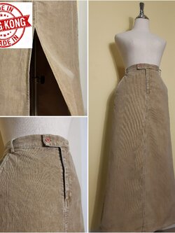 กระโปรงลูกฟูกมือสอง