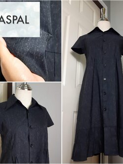 เดรสสีดำ แบรนด์ JASPAL มือสอง