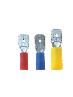 หัวเสียบตัวผู้แบน-หุ้ม (V)