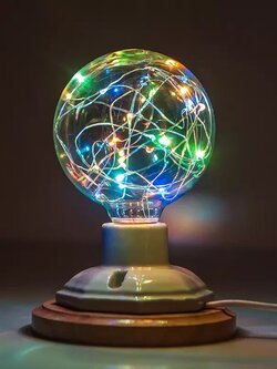 LED Fantastic Globe-94 1W E27 RGB หลอดแอลอีดี ทรงกลม