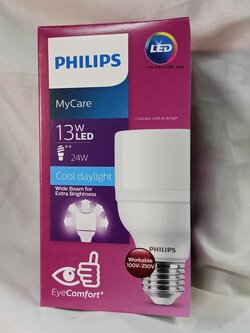 หลอด LED BRIGHT T70 13วัตต์ DAYLIGHT E27 แสงขาว