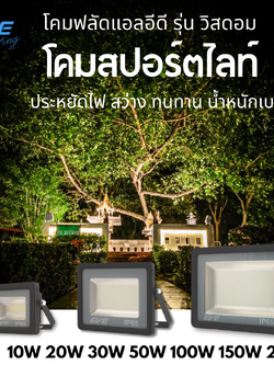 LED Floodlight Wisdom โคมฟลัดแอลอีดี รุ่น Wisdom