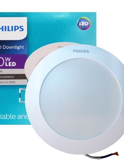 Philips โคมไฟดาวน์ไลท์ ฟิลลิป์ 5นิ้ว 10W รุ่น Eridani DL190B แสงขาว/แสงอุ่น/แสงขาวนวล LED EyeComfort