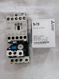 MITSUBISHI ชุดแมกเนติก S-T20 มาพร้อม โอเวอร์โหลด TH-T18 5A กลาง (MSO-T20) มิตซูบิชิ ครบชุด Magnetic +oveload ออกใบกำกับภาษีได้