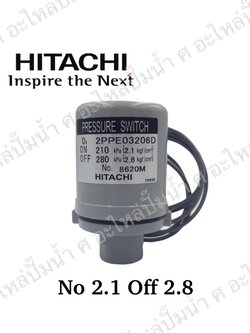 อะไหล่ฮิตาชิ#ชุดสวิทซ์ควบคุมแรงดัน เพรสเชอร์สวิทซ์ HTC 275 H แท้