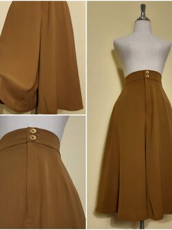 กางเกงขาบานงานวินเทจ