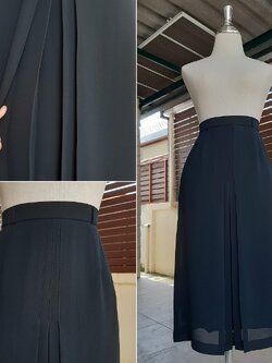 กระโปรงวินเทจทรงพลีท ใส่ทำงานได้ค่ะ