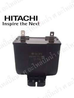 อะไหล่ฮิตาชิ#คอนเดนเซอร์11.5 uf x 440 v. HTC 225 GX แท้