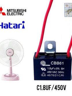 คาปาซิเตอร์ พัดลม Capacitor คาปา อะไหล่พัดลม ตัวเก็บประจุ ตัว C คาปาซิสเตอร์ แคป cap พัดลม อะไหล่พัดลม