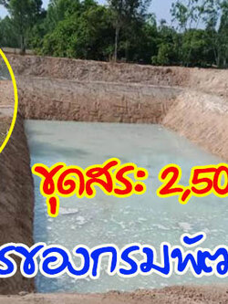 ข่าวดี! กรมพัฒนาที่ดินขุดบ่อจิ๋วให้ ค่าดำเนินการเพียง 2,500 บาท