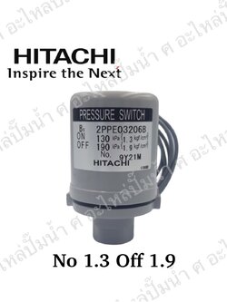 อะไหล่ฮิตาชิ#ชุดสวิทซ์ควบคุมแรงดัน เพรสเชอร์สวิทซ์ HTC 175 H แท้