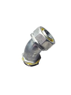 คอนเน็คเตอร์ท่ออ่อนกันน้ำรุ่นงอ 45° RAIN TIGHT E.M.T. CONNECTOR