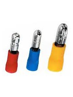 หัวเสียบตัวผู้กลม-หุ้ม (F-B)