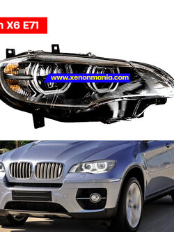 โคมไฟหน้าสำหรับ BMW X6 โฉม E71