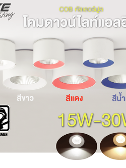 LED Surface Mounted COB Colorful โคมแอลอีดี ชนิดติดลอย คัลเลอร์ฟูล