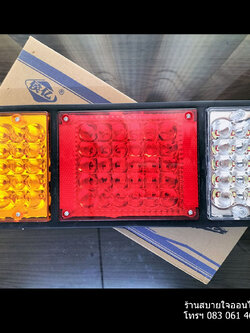 ไฟท้าย 3 ตอน 12V 60 LED ใช้ได้กับรถยนต์ รถบรรทุกทุกรุ่น 6 ล้อ 10 ล้อ รถสร้าง สามล้อพ่วง และ ATV