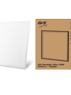 EVE โคมไฟ โคมพาแนล 40W 60x60 ซมฝั่งฝ้า LED EVE PANEL รุ่น EVAN . DAYLIGHT แสงขาว อีฟไลท์ติ่ง