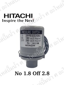 อะไหล่ฮิตาชิ#ชุดสวิทซ์ควบคุมแรงดัน เพรสเชอร์สวิทซ์ HTC 225 H แท้