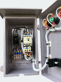 ตู้ควบคุมปั๊มน้ำ 1 Hp 220v เปิดปิดธรรมดา