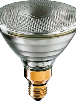 หลอดไฟส่อง PAR38 E27 Daylight 23W เน้นแสงพุ่ง กันน้ำกันฝน ใช้คู่กับโคมไฟได้ทุกชนิด ป้องกันไฟกระชาก