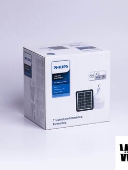 PHILIPS หลอดไฟ พลังงานแสงอาทิตย์ (Solar) LED 70 วัตต์ รุ่น SP010P พร้อมแผงโซลาร์เซลล์ LED 8/765 โซล่า 70W PHILIPS LED หลอดไฟ หลอดไฟโซล่าเซลสว่างมาก