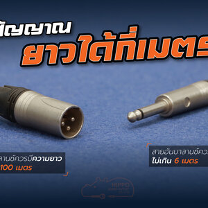 สายสัญญาณ ยาวได้กี่เมตร ?
