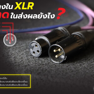 สายข้างใน XLR ขาดในส่งผลยังไง ?
