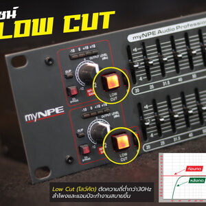 ประโยชน์ ปุ่ม Low cut ใน อีคิว