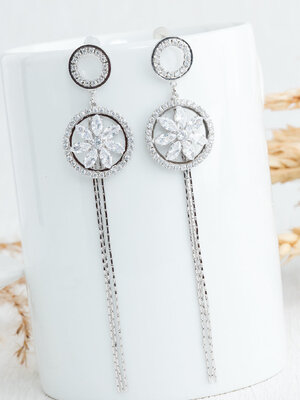 Natural Diamond Gold Earrings ต่างหูเพชรแท้ ทองแท้ 9K, 18K มีใบเซอร์ GIA💎