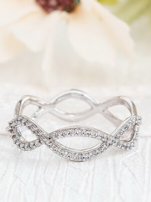 DIAMOND 18K WHITE GOLD RING แหวน เพชร ทอง 18K Pre-order