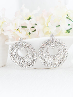 Natural Diamond Gold Earrings ต่างหูเพชรแท้ ทองแท้ 9K, 18K มีใบเซอร์ GIA💎