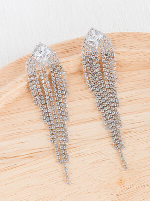 Natural Diamond Gold Earrings ต่างหูเพชรแท้ ทองแท้ 9K, 18K มีใบเซอร์ GIA💎