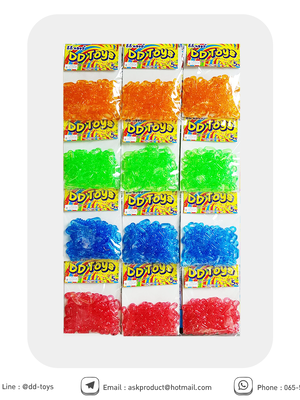 โซ่ C เล็กใสแยกสี