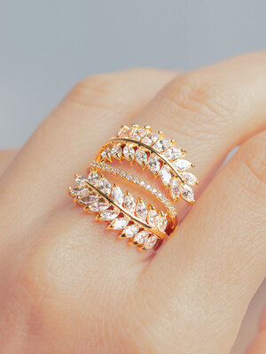 DIAMOND 18K WHITE GOLD RING แหวน เพชร ทอง 18K Pre-order