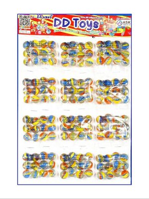 ลูกแก้ว ตาแมวดอกมะเฟือง 16 มิล แบบแผง