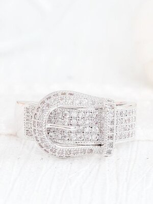 DIAMOND 18K WHITE GOLD RING แหวน เพชร ทอง 18K Pre-order