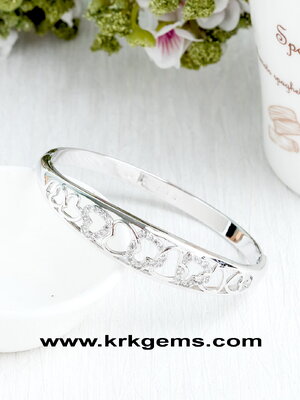 DIAMOND 18K WHITE GOLD BRACELET