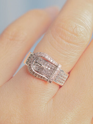DIAMOND 18K WHITE GOLD RING แหวน เพชร ทอง 18K Pre-order